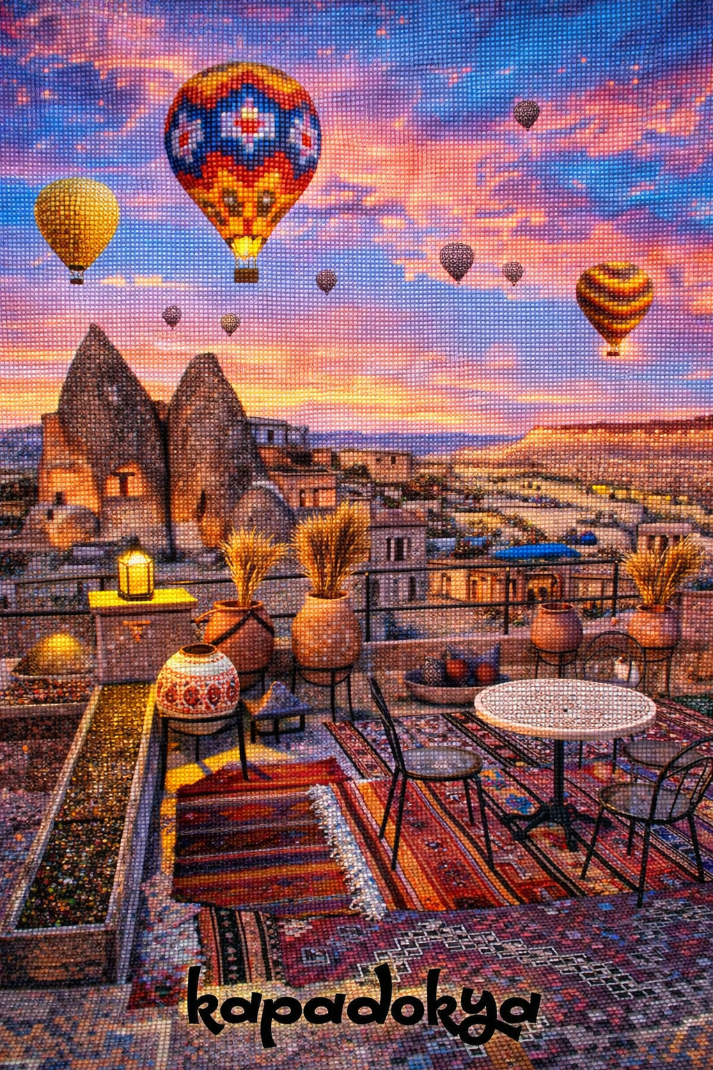 Kapadokya Manzarası 40x50 cm