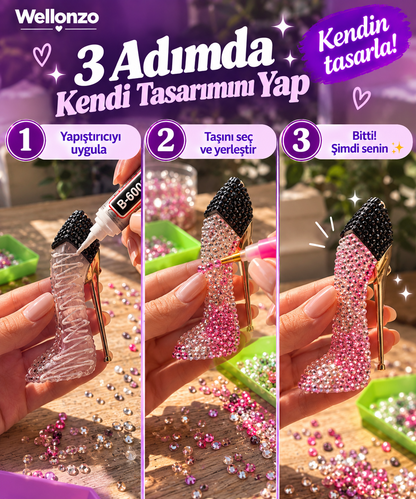 18 Renk Bedazzling Kit