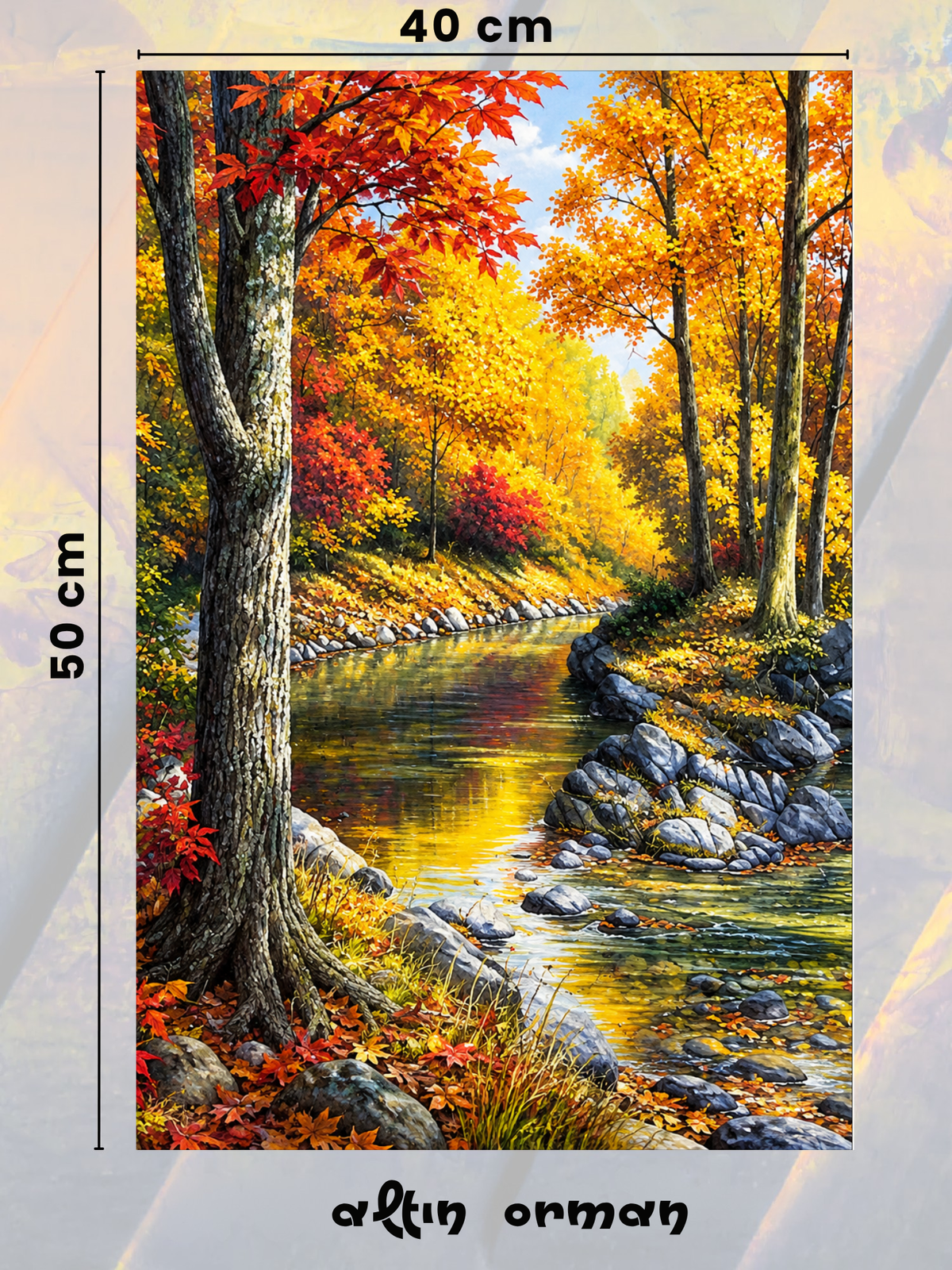 Altın Orman 40x50 cm