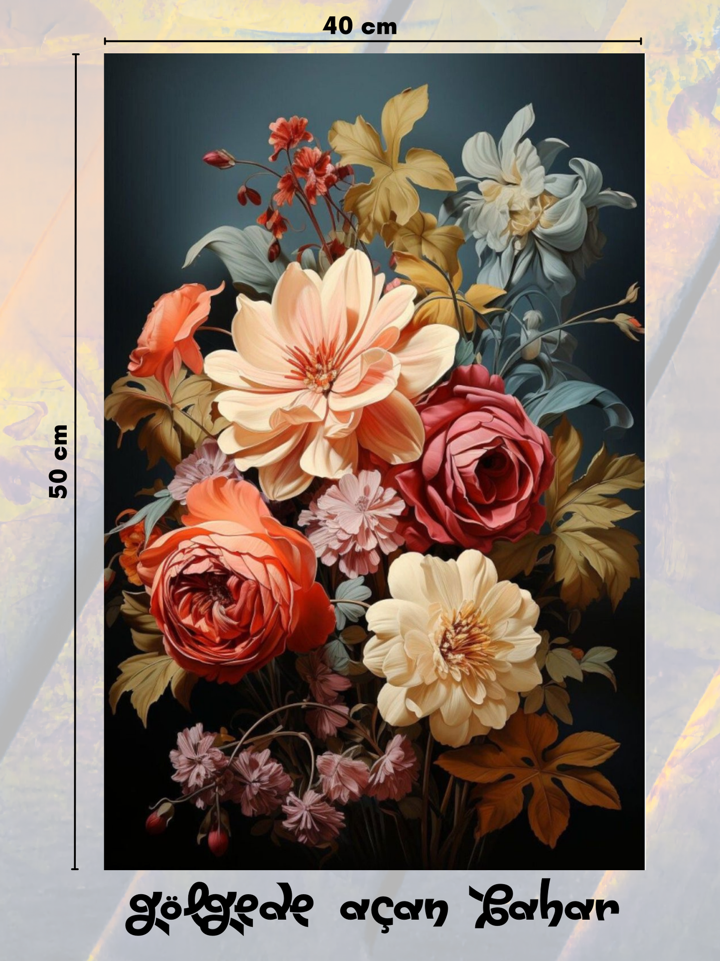 Gölgede Açan Bahar 40x50 cm