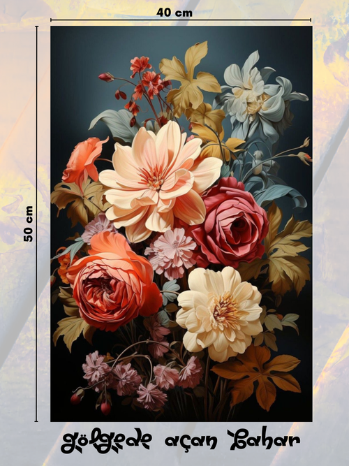 Gölgede Açan Bahar 40x50 cm