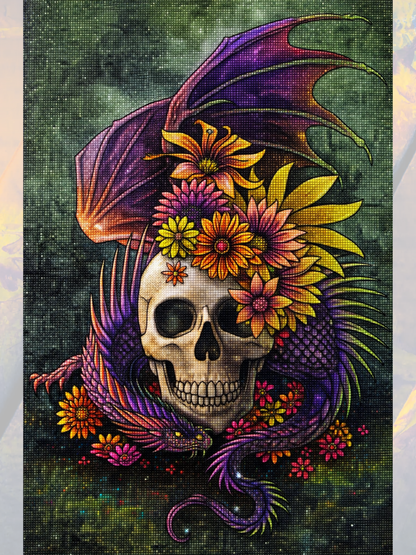 Solmayan Kafatası 40x50 cm