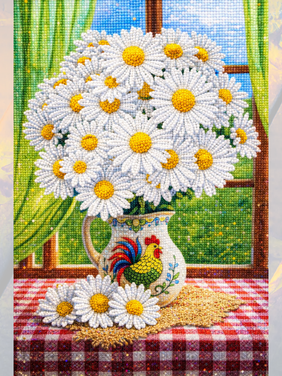 Papatya Sabahı 40x50 cm