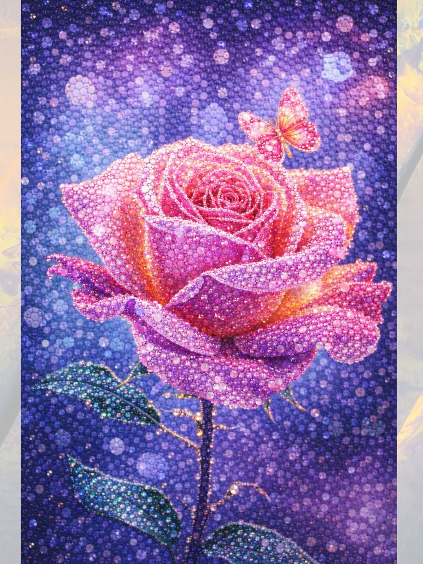 Pembe Gül 40x50 cm
