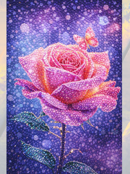 Pembe Gül 40x50 cm