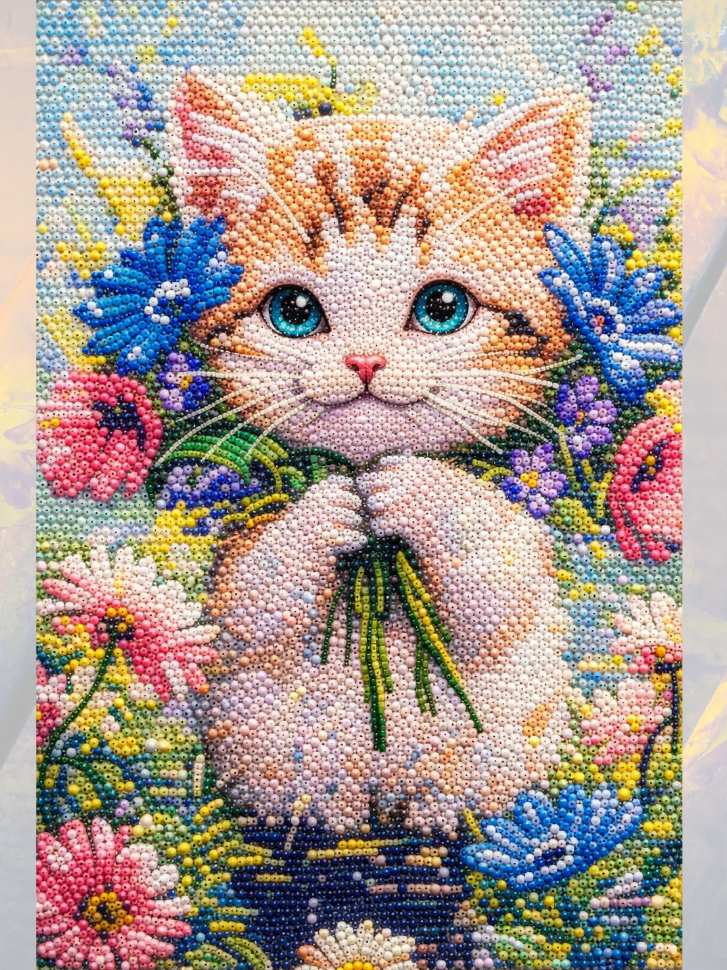 Romantik Kedi 30x40 cm