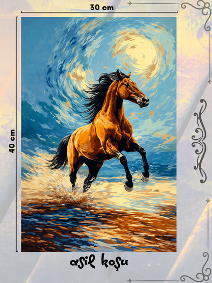 Asil Koşu 30x40 cm