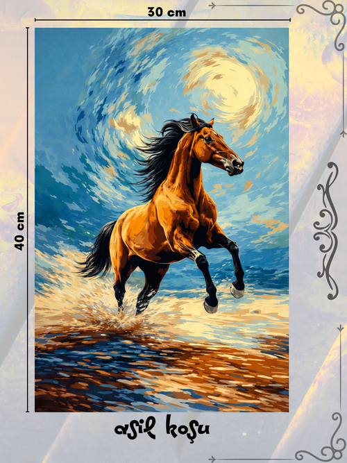 Asil Koşu 30x40 cm