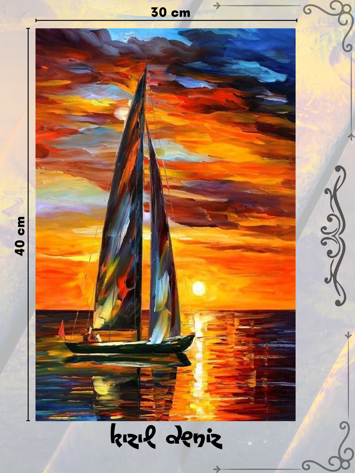 Kızıl Deniz 30x40 cm