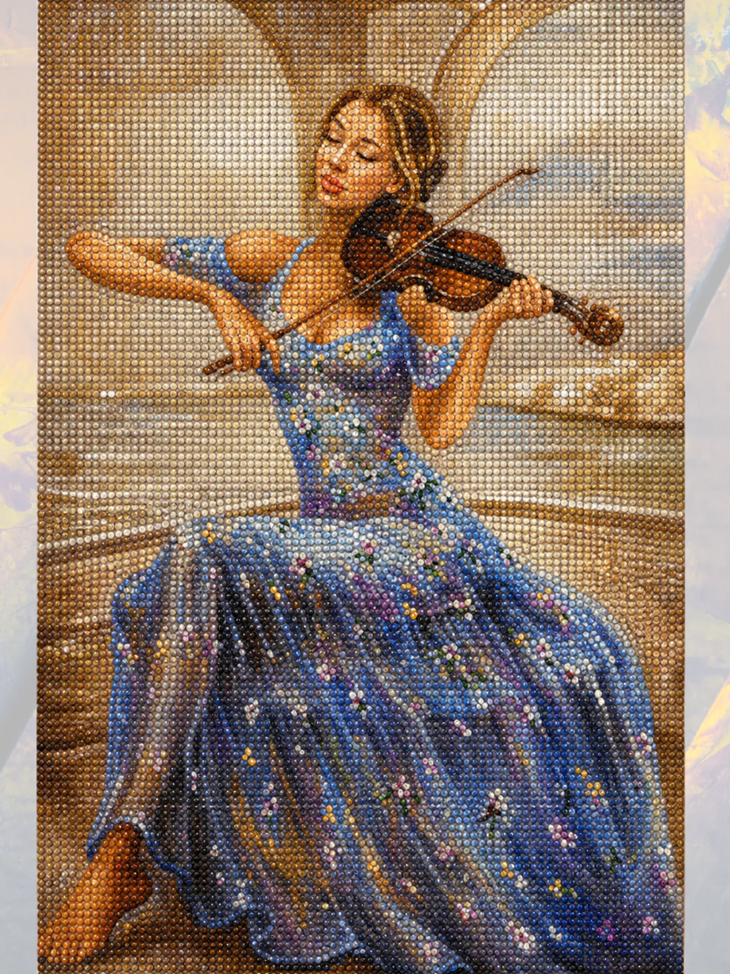 Keman Çalan Kadın 40x50 cm