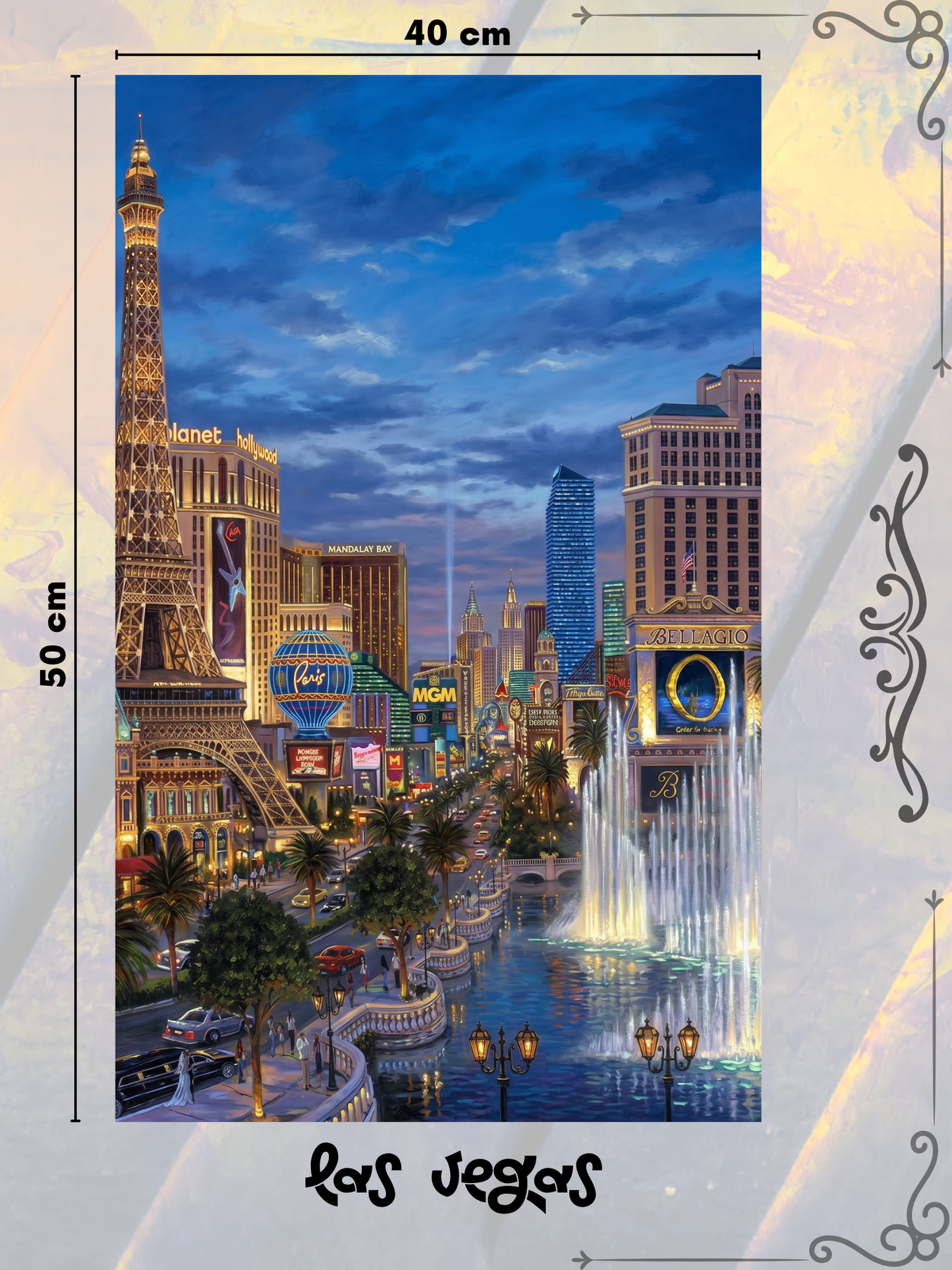 Las Vegas 40x50 cm