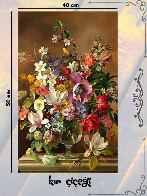 Kır Çiçeği 40x50 cm