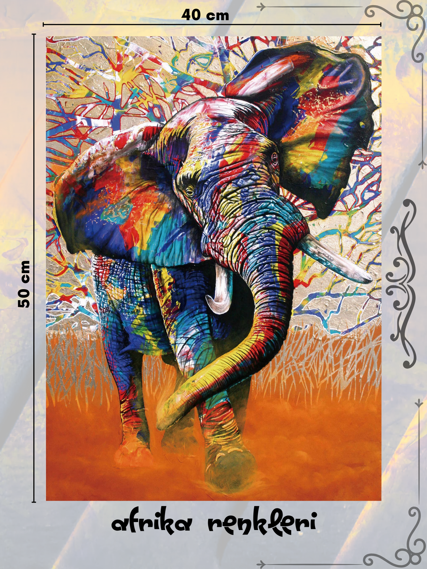 Afrika Renkleri 40x50 cm