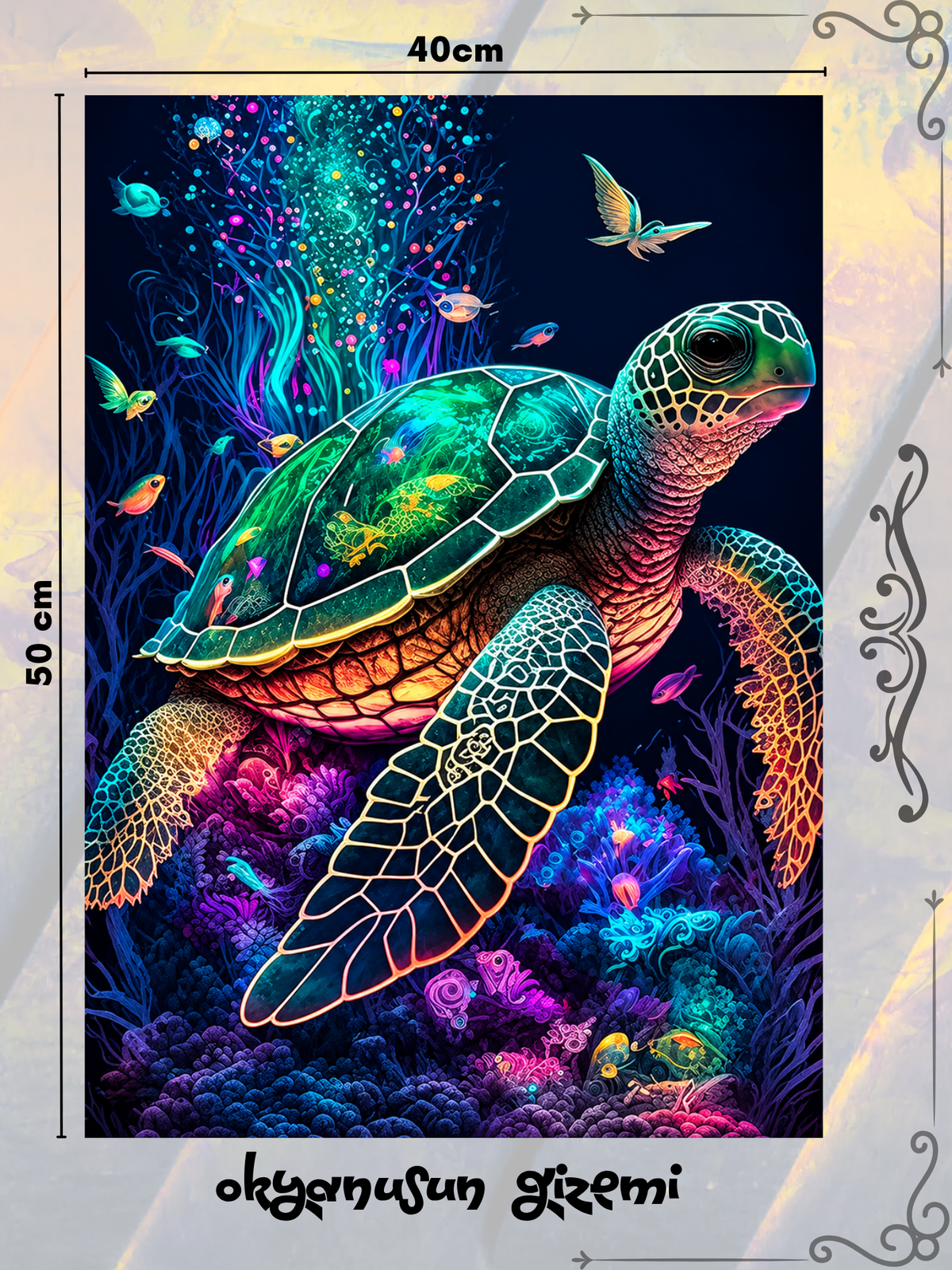 Okyanusun Gizemi 40x50 cm