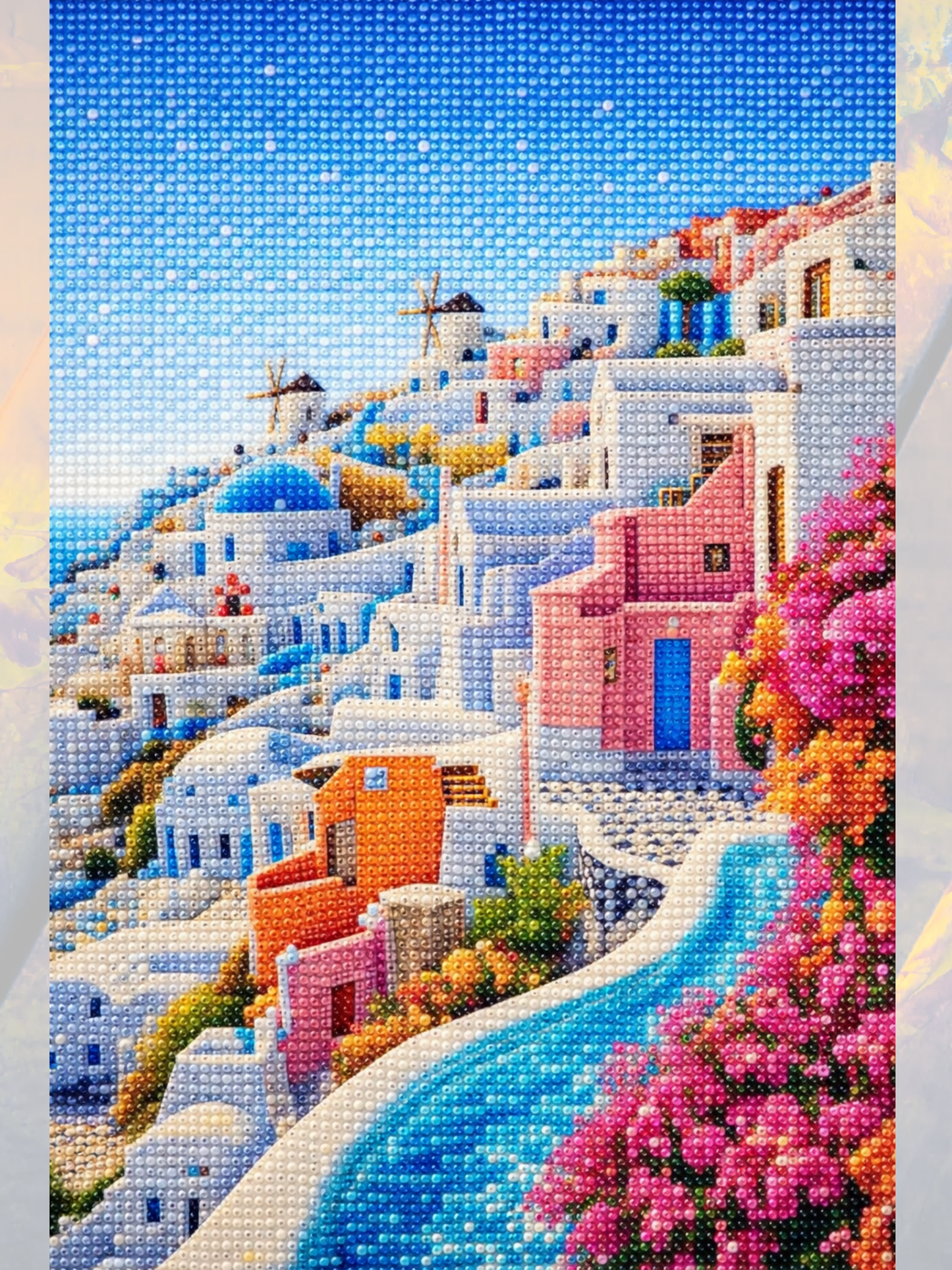Santorini Manzarası 40x50 cm