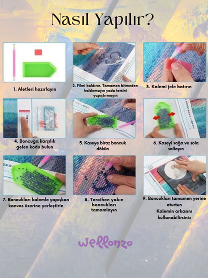 Afrikalı Kadın 40x50 cm