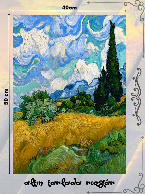 Altın Tarlada Rüzgâr 40x50 cm