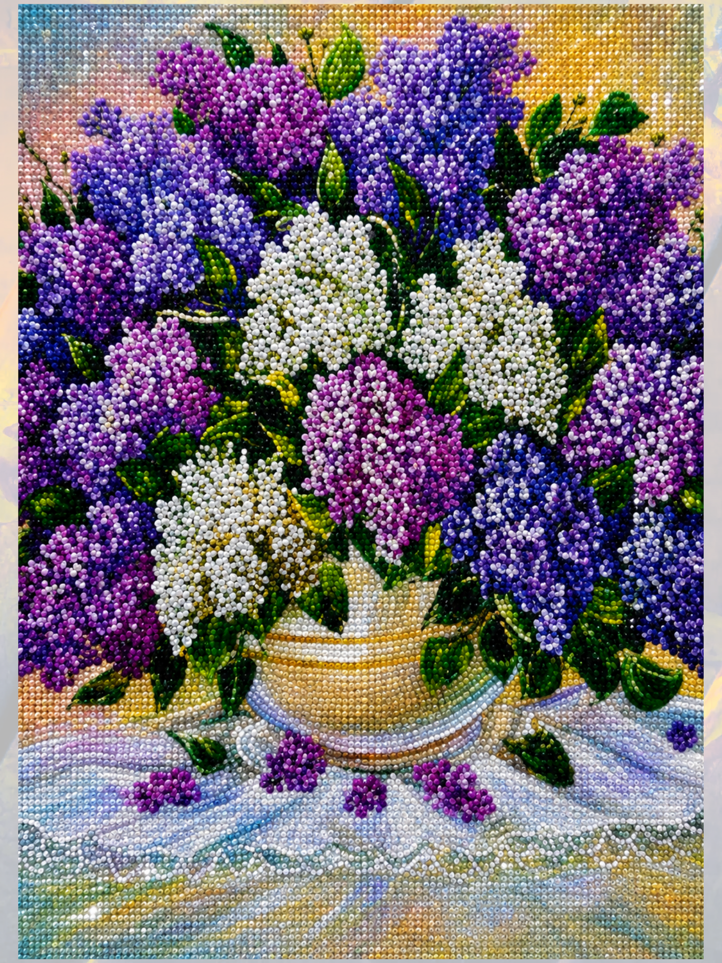 Mor Bahar Esintisi 50x65 cm