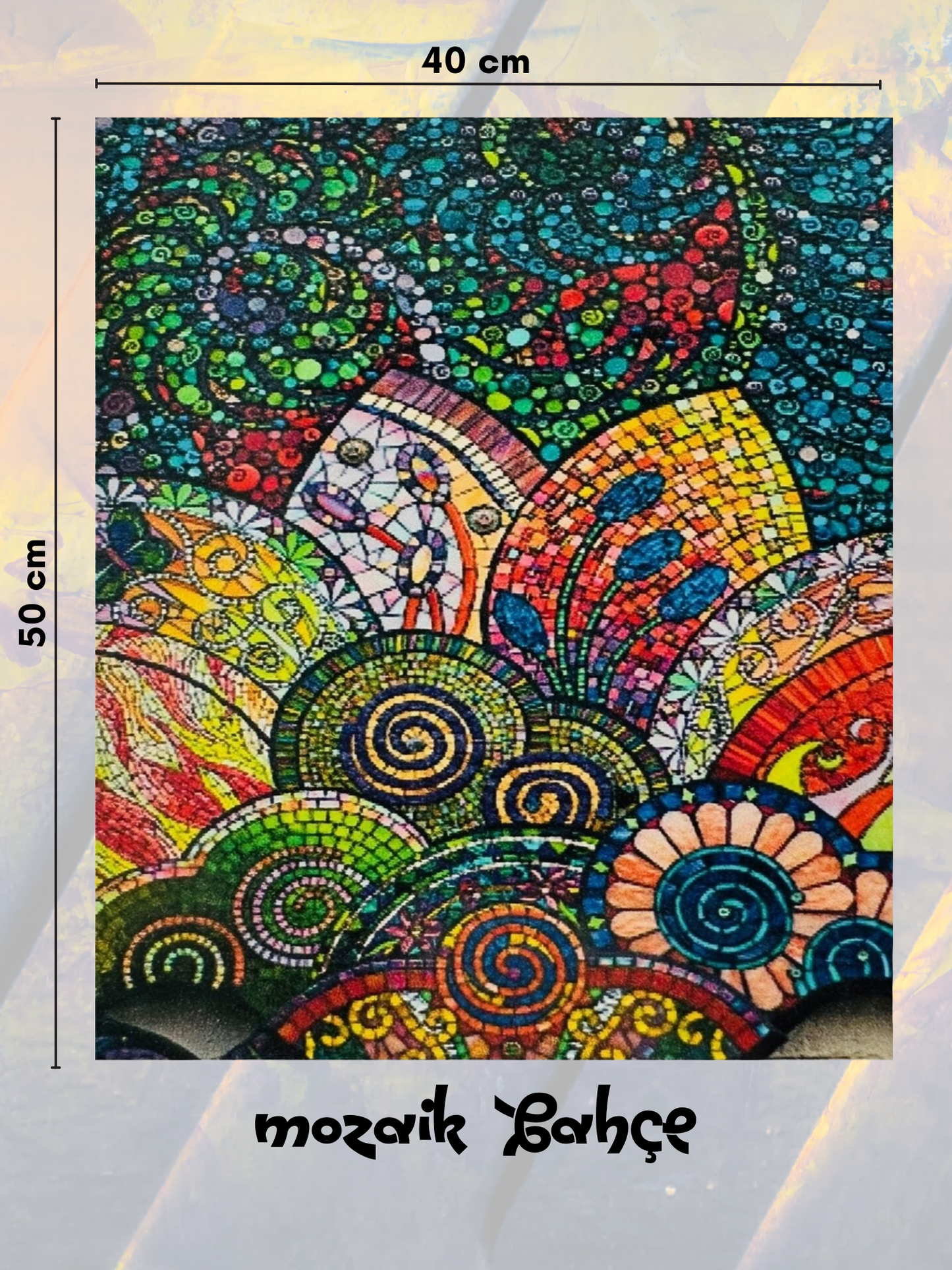 Mozaik Bahçe 40x50 cm