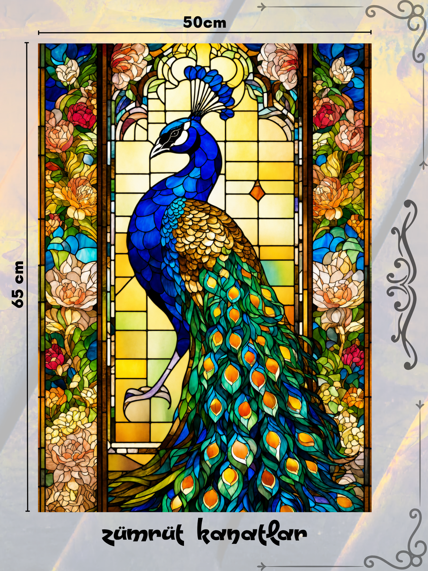 Zümrüt Kanatlar 50x65 cm