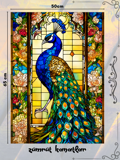 Zümrüt Kanatlar 50x65 cm