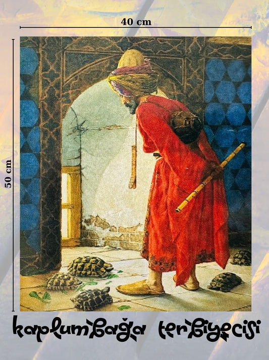 Kamlumbağa Terbiyecisi 40x50 cm