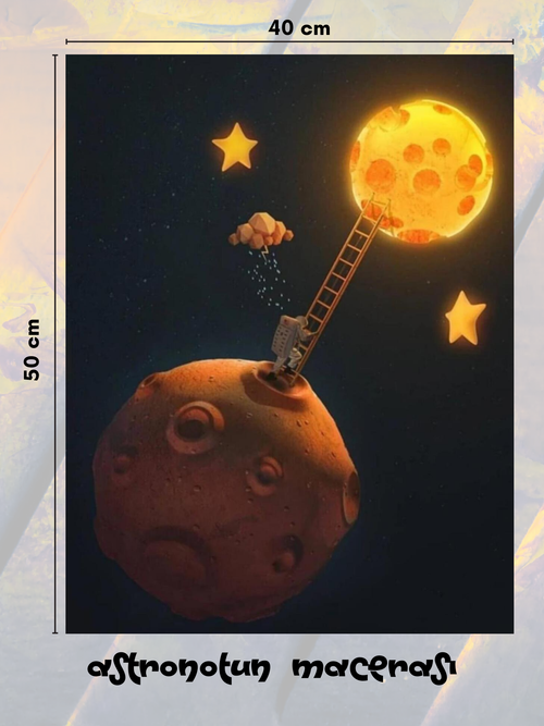 Astronotun Macerası 40x50 cm