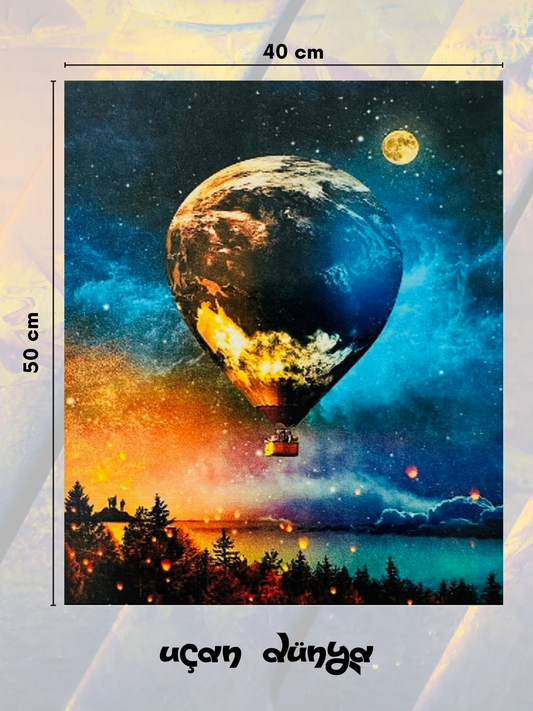Uçan Dünya 40x50 cm