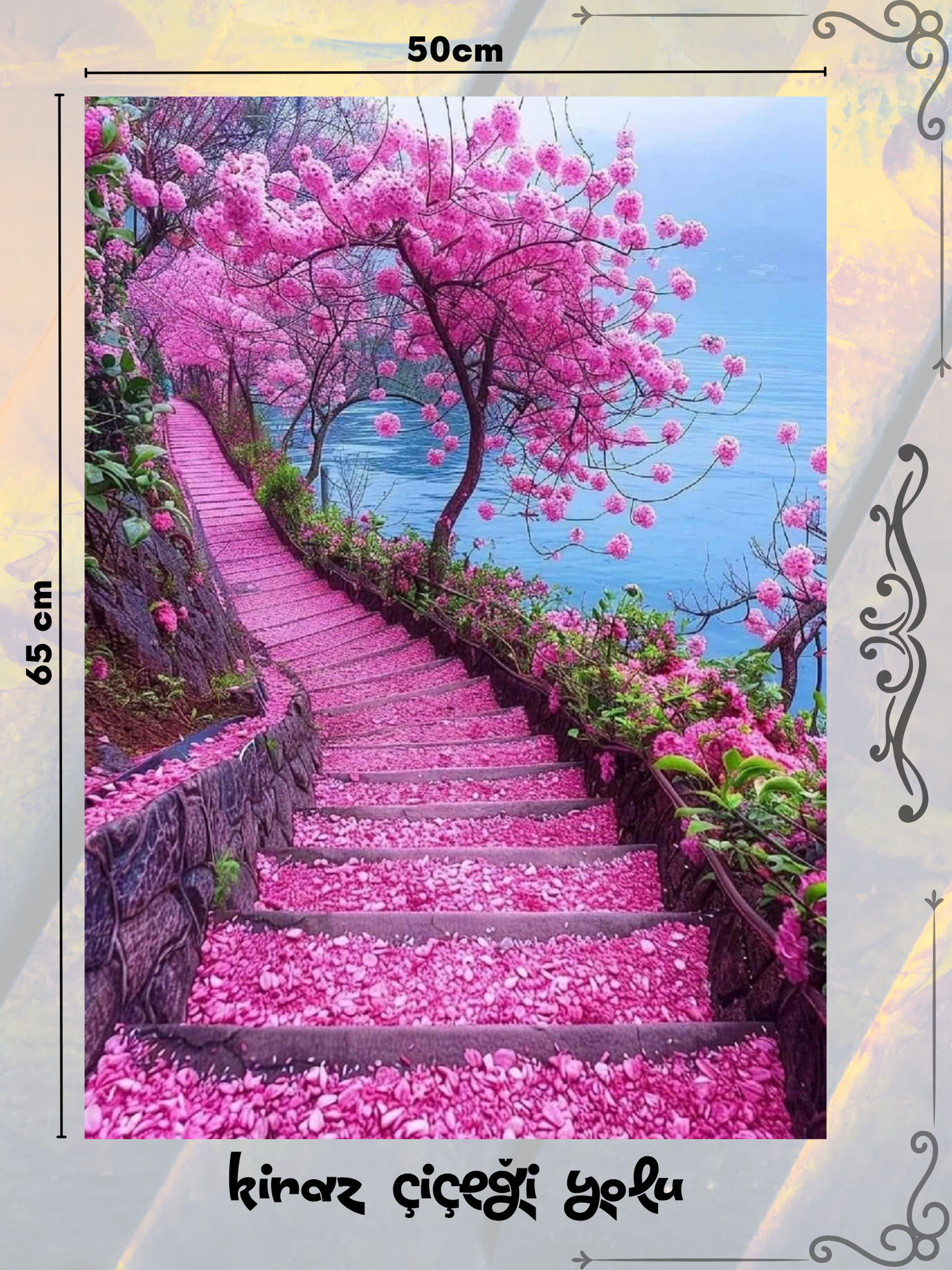 Kiraz Çiçeği Yolu 50x65 cm