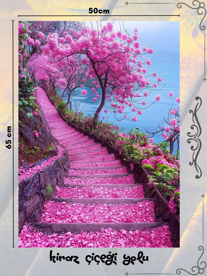 Kiraz Çiçeği Yolu 50x65 cm
