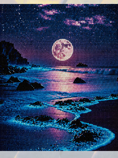 Mavi Lüminesans 40x50 cm