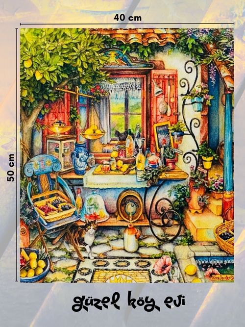 Güzel Köy Evi 40x50 cm