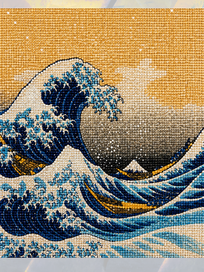 Kanagawa Dalgası 30x40 cm