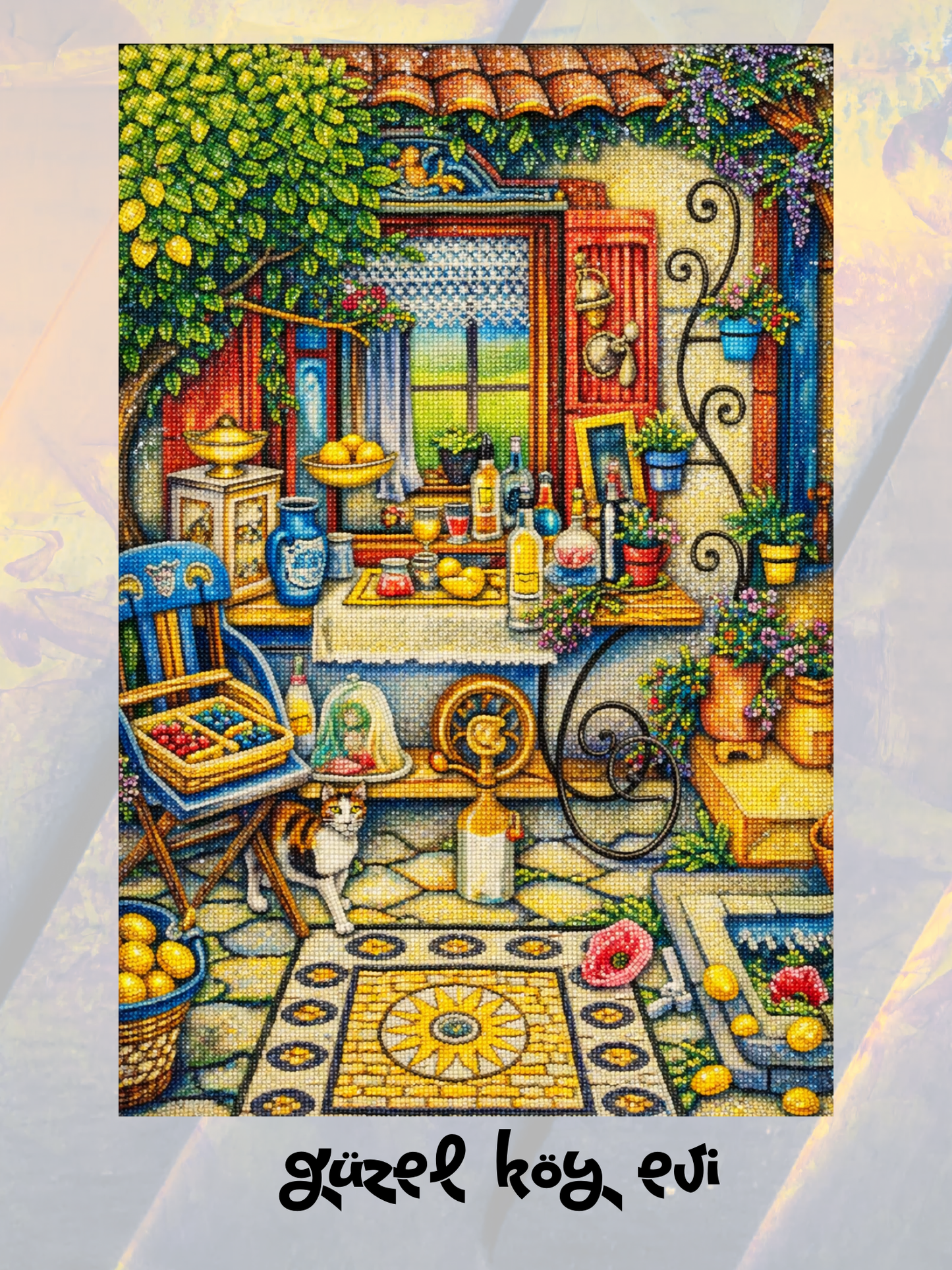 Güzel Köy Evi 40x50 cm