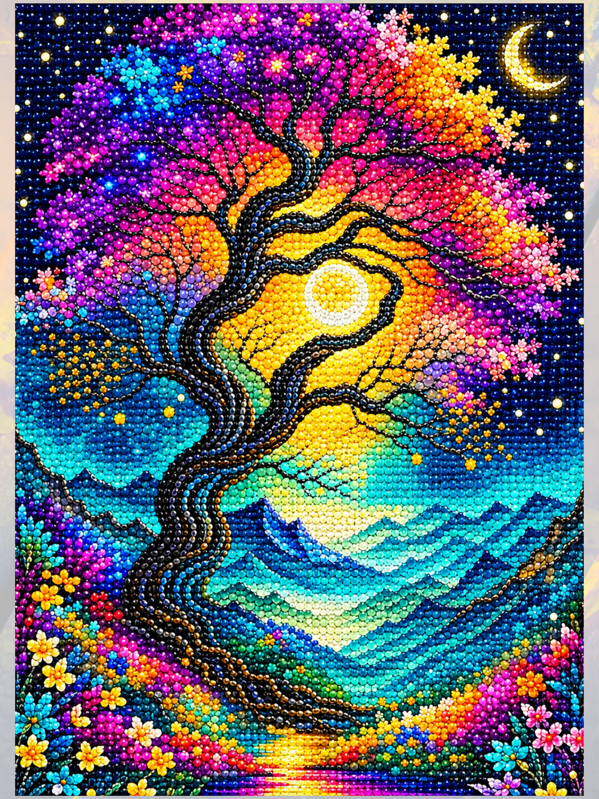 Gökkuşağı Ağacı 50x65 cm