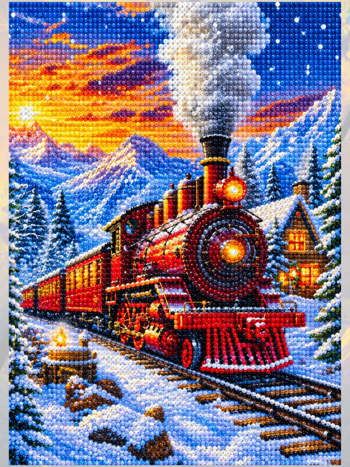 Nostaljik Kara Tren 40x50 cm