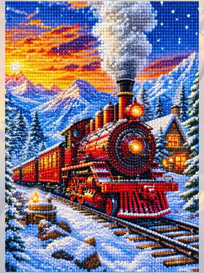 Nostaljik Kara Tren 40x50 cm