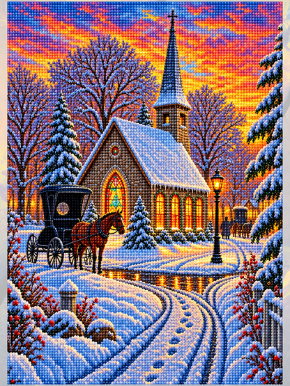 At Arabası Şapeli 40x50 cm
