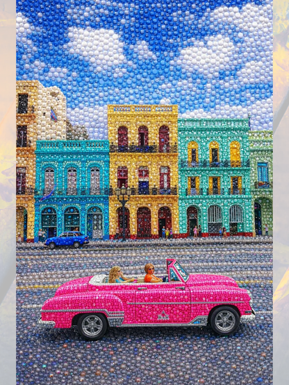 Küba Sokakları 50x65 cm