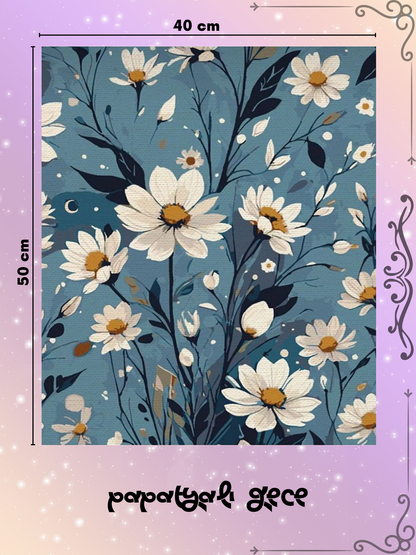 Papatyalı Gece 40x50cm