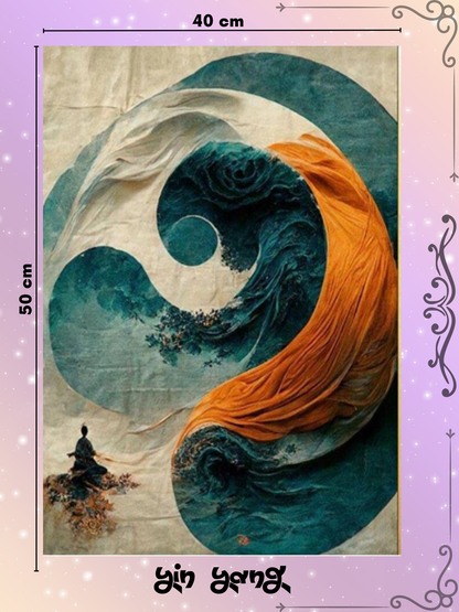 Yin Yang 40x50 cm