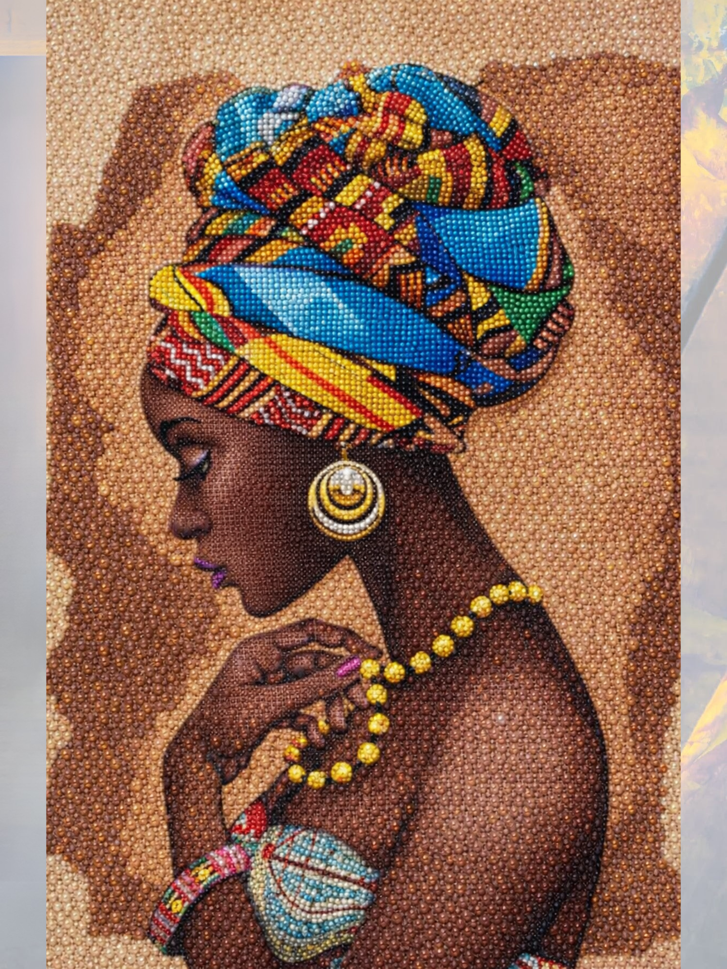 Siyahi Kadın 40x50cm