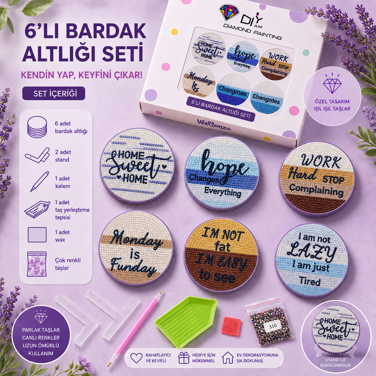 Umut Serisi Bardak Altlığı