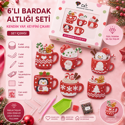 Sıcak Kupa Bardak Altlığı Seti