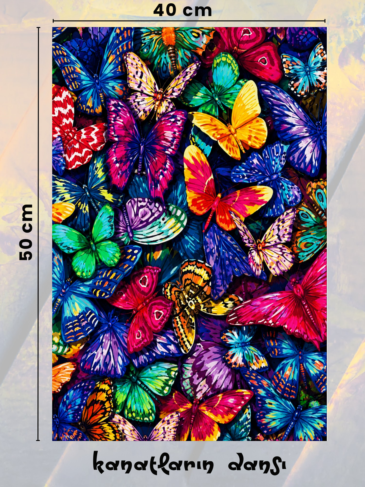 Kanatların Dansı 40x50 cm