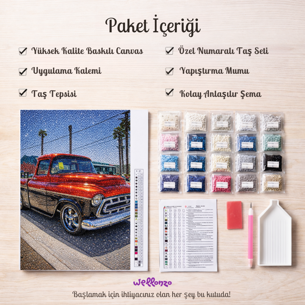 Chevrolet Araba 40x50 cm