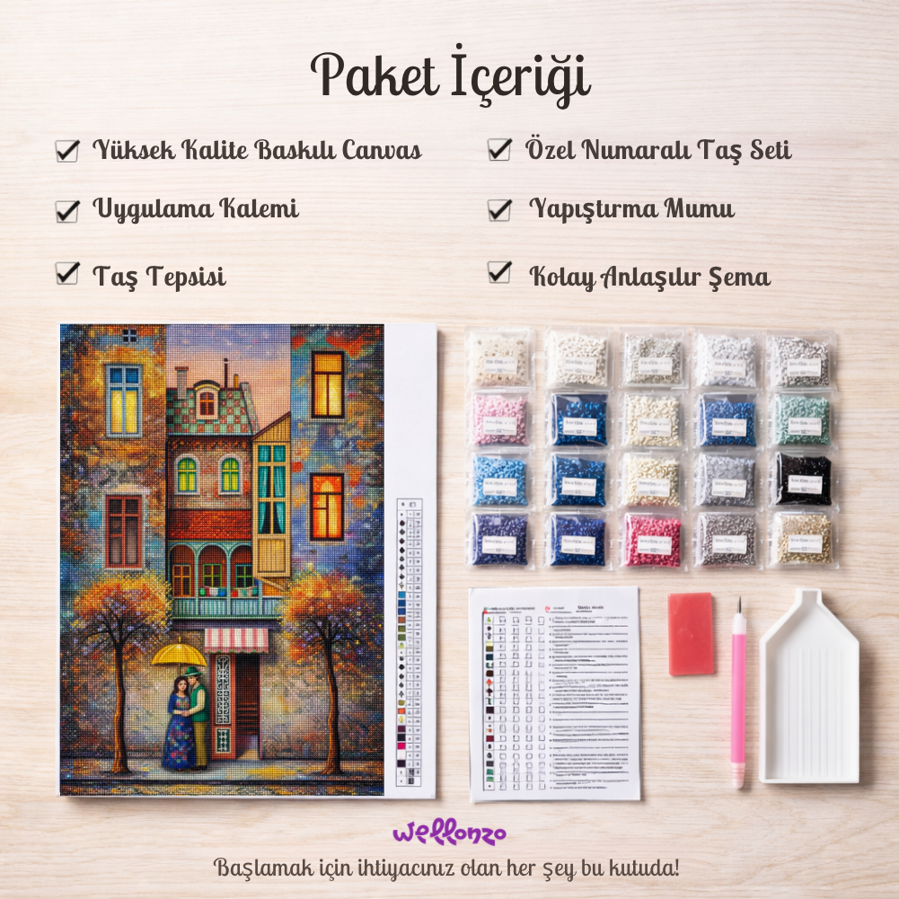 Balat Evleri 40x50 cm