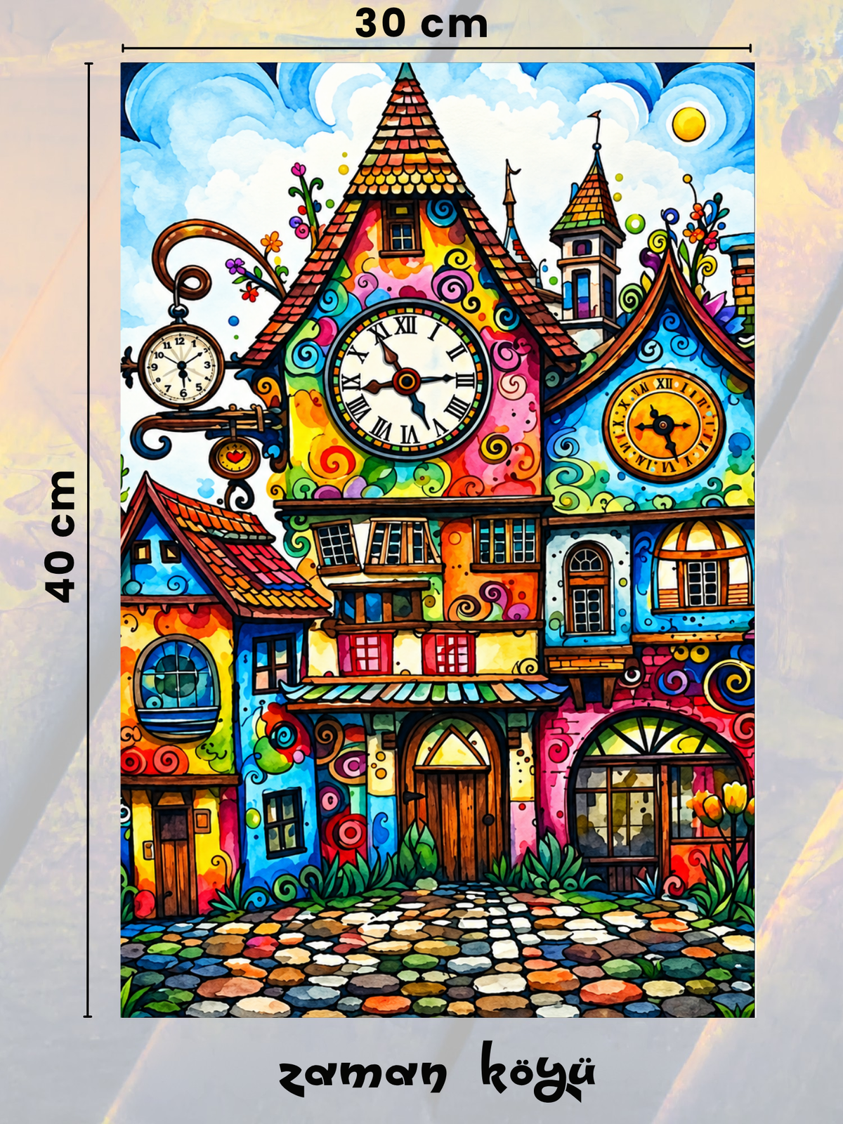 Zaman Köyü 30x40 cm